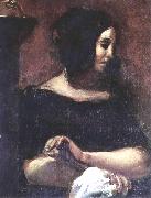 Eugene Delacroix, Portrat der George Sand